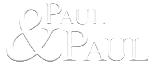 paul and paul logo white